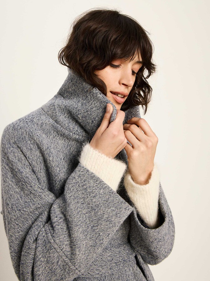 Mantel mit Bindegürtel from LANIUS