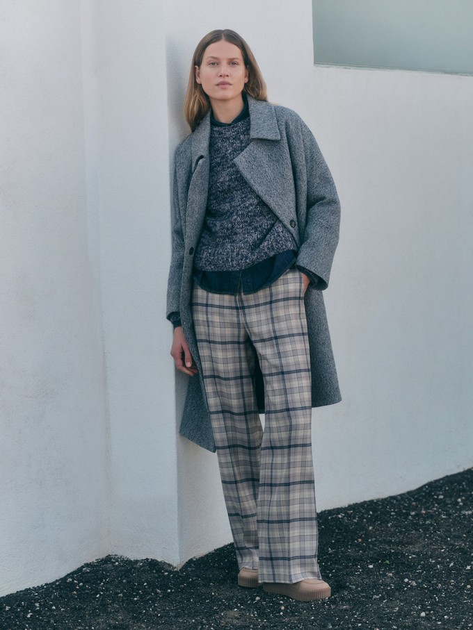 Mantel mit Bindegürtel from LANIUS