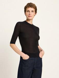 Stehkragenshirt via LANIUS