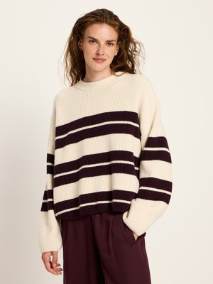 Streifenpullover (GOTS) from LANIUS