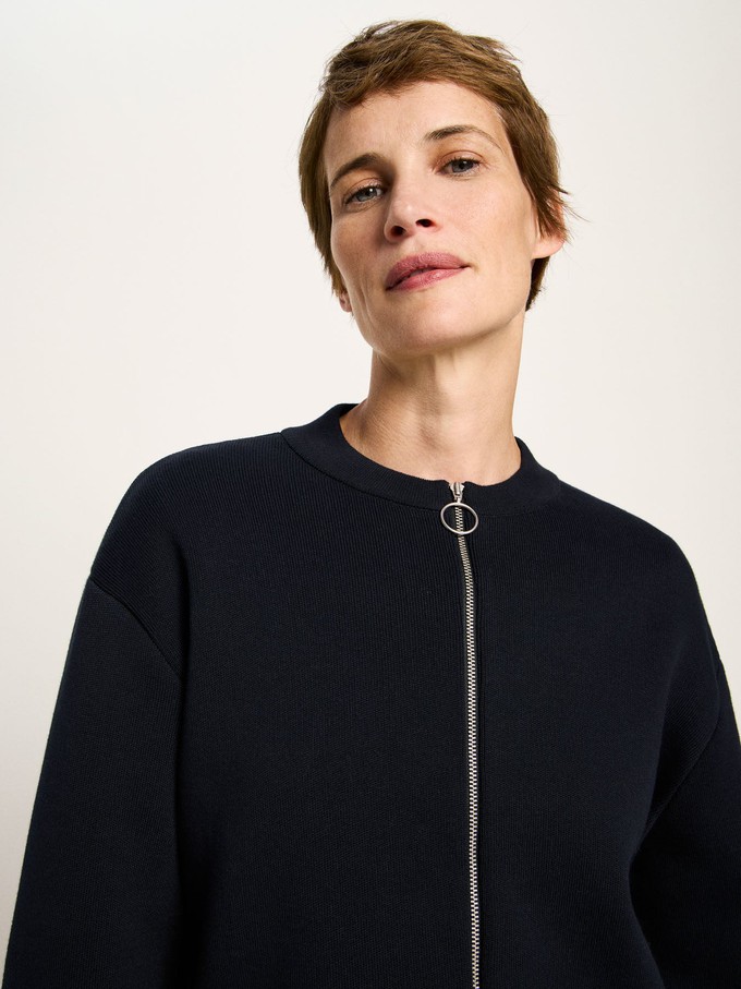 Strickjacke mit Reißverschluss (GOTS) from LANIUS