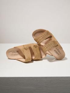 Raffia Pantolette via LANIUS