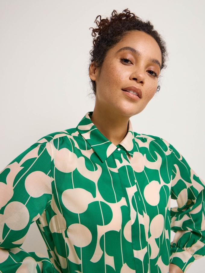 Hemdblusenkleid Print Graphic Dots from LANIUS