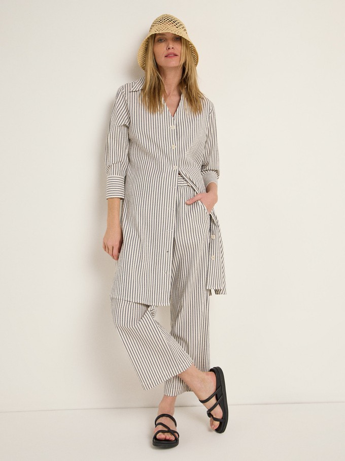 Streifen Hemdblusenkleid (OCS) from LANIUS