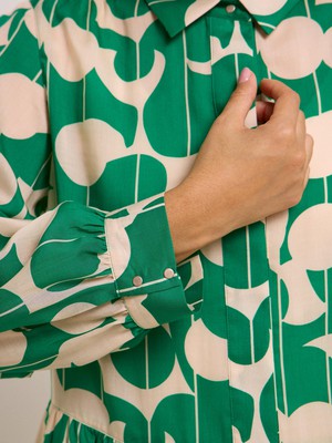 Hemdblusenkleid Print Graphic Dots from LANIUS