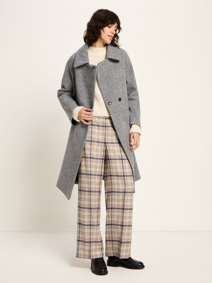 Mantel mit Bindegürtel from LANIUS