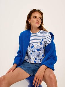 Strickjacke mit Struktur (GOTS) via LANIUS