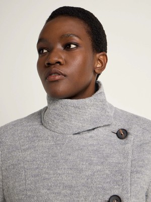 Walkmantel mit Stehkragen (GOTS) from LANIUS