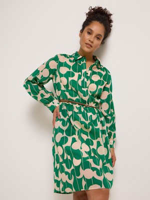 Hemdblusenkleid Print Graphic Dots from LANIUS