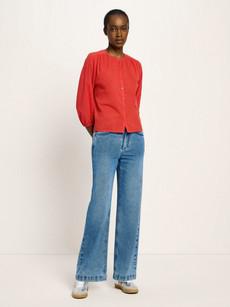 3/4 Arm Bluse mit Struktur via LANIUS