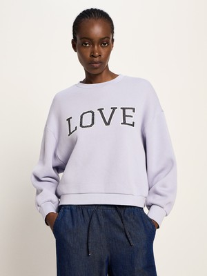 Statementsweatshirt (GOTS) from LANIUS