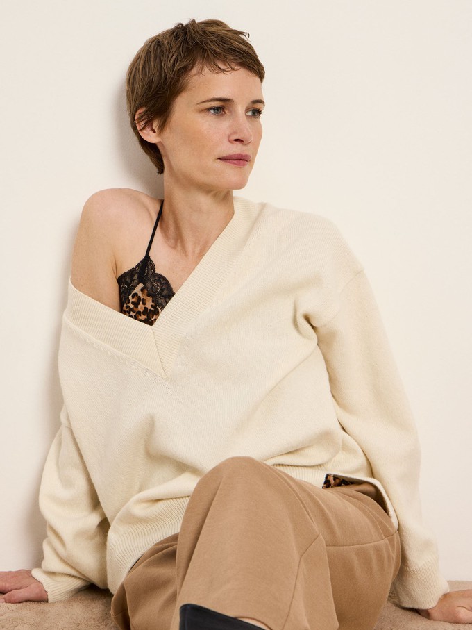 Pullover mit V-Ausschnitt (GOTS) from LANIUS