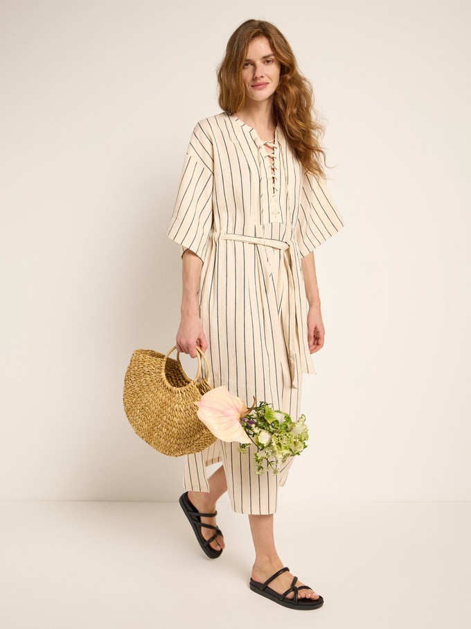 Streifen-Kaftankleid (OCS) from LANIUS