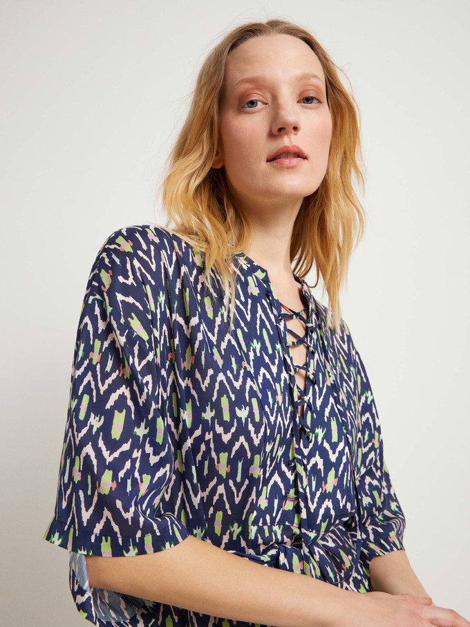 Kaftankleid Print Ikat from LANIUS