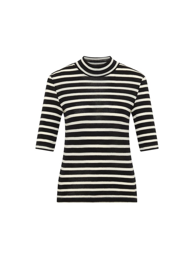 Streifen-Halbarmshirt (GOTS) from LANIUS
