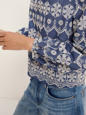 Langarm Bluse mit Kräuseln from LANIUS