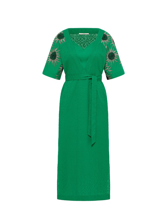 Midikleid mit Stickerei from LANIUS