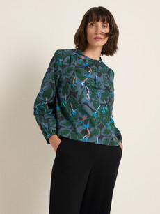 Bluse mit Kräuseln via LANIUS