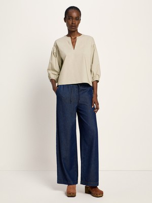 Bluse mit Kräuseln (GOTS) from LANIUS