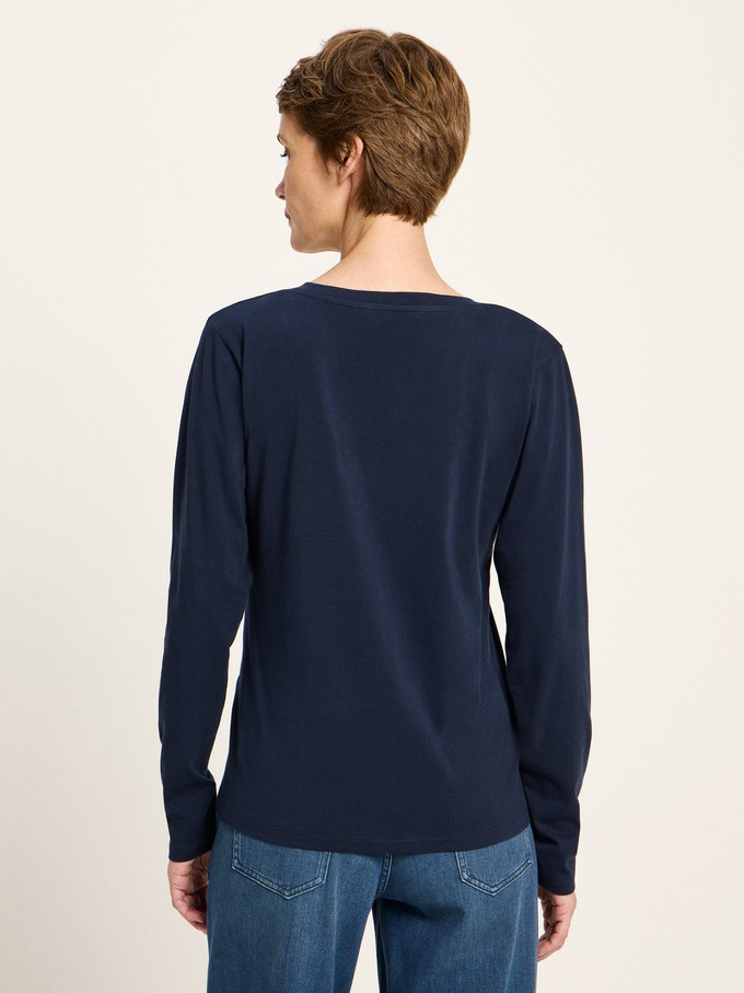 Shirt mit V-Ausschnitt (GOTS) from LANIUS