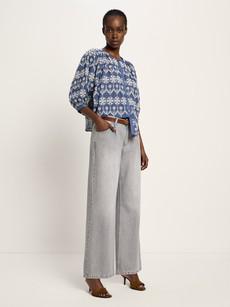 Bluse mit Kräuseln via LANIUS