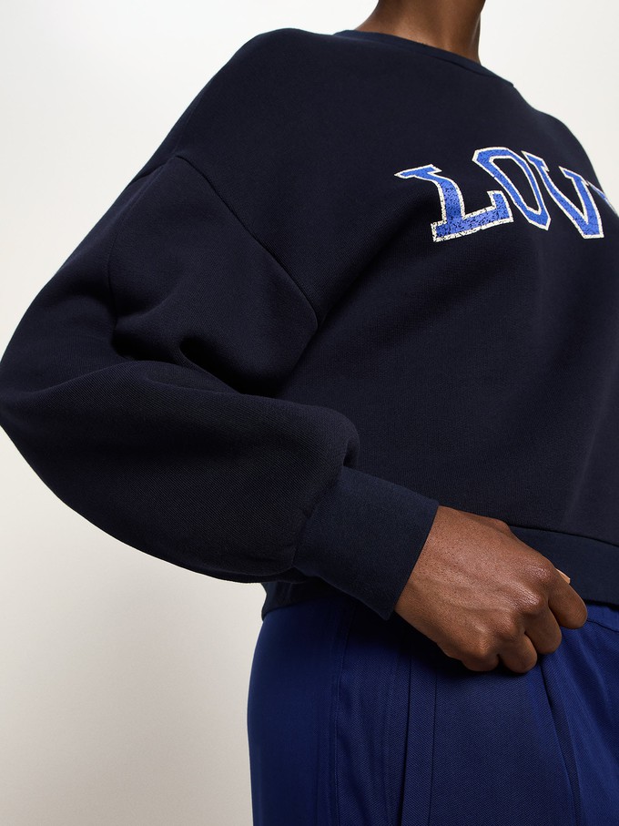 Statementsweatshirt (GOTS) from LANIUS