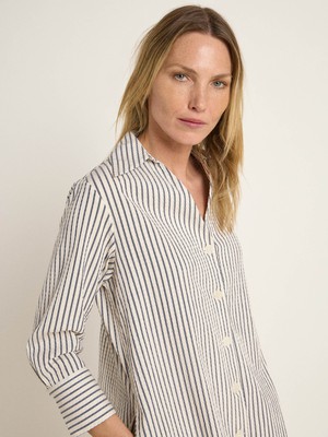 Streifen Hemdblusenkleid (OCS) from LANIUS