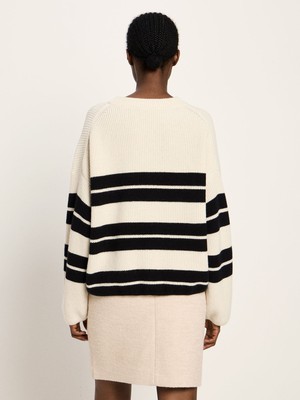 Streifenpullover (GOTS) from LANIUS