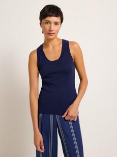 Rippenstrick Top (GOTS) via LANIUS