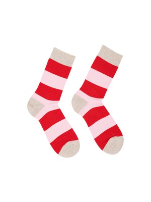 Socken mit Blockstreifen (GOTS) from LANIUS