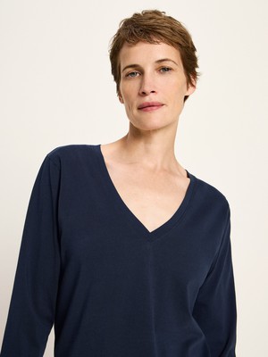 Shirt mit V-Ausschnitt (GOTS) from LANIUS