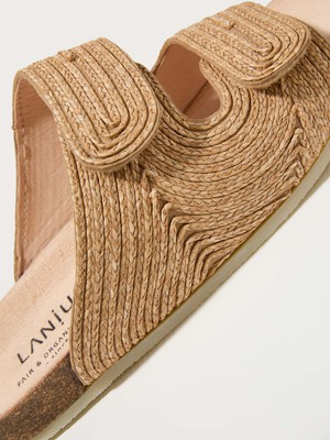 Raffia Pantolette from LANIUS