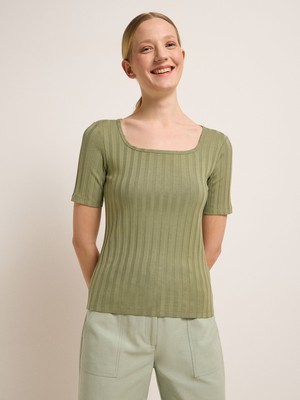 Halbarmshirt in Rippoptik from LANIUS