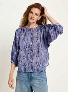 Bluse mit Kräuseln via LANIUS