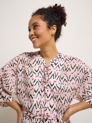 Kaftankleid Print Ikat from LANIUS