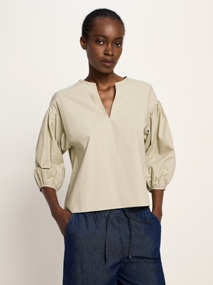Bluse mit Kräuseln (GOTS) from LANIUS