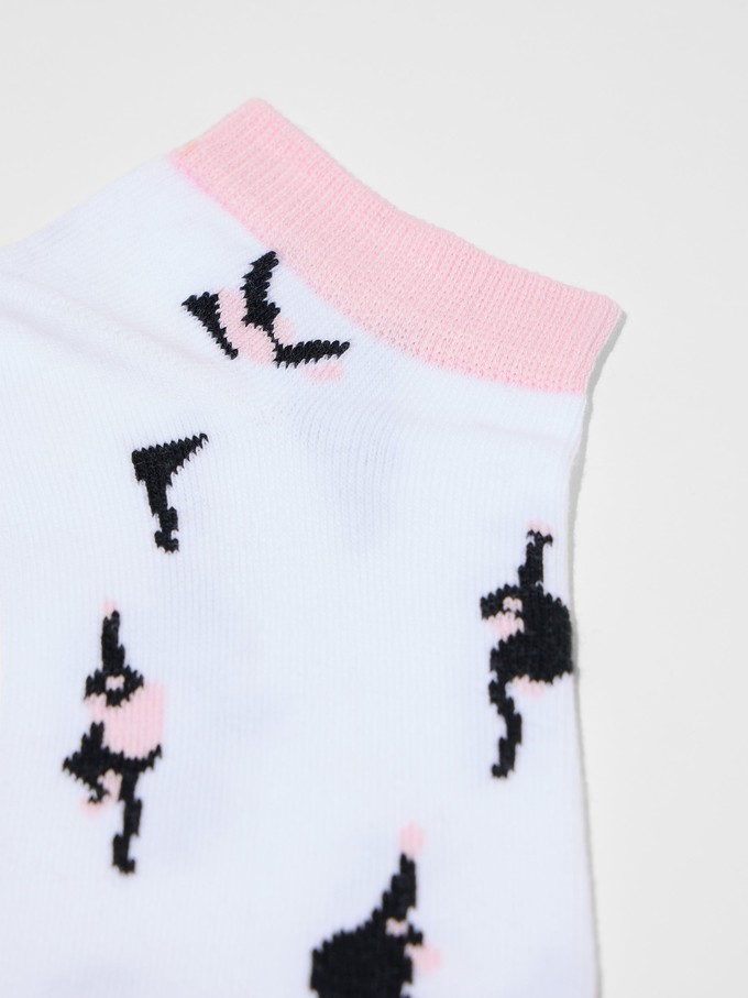 Sneaker Socken mit Intarsie (GOTS) from LANIUS