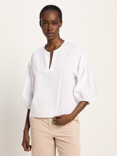 Bluse mit Kräuseln (GOTS) via LANIUS