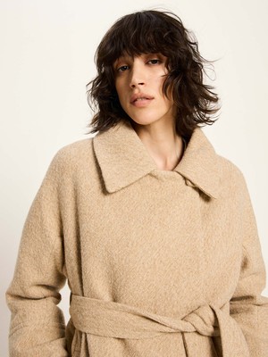 Mantel mit Bindegürtel from LANIUS