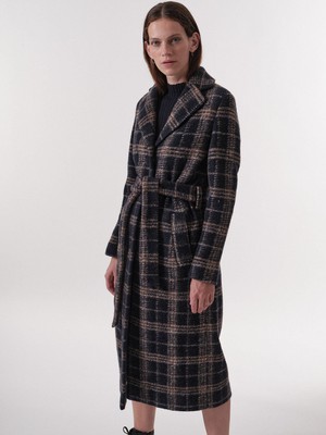 Langer Karo-Mantel from LANIUS