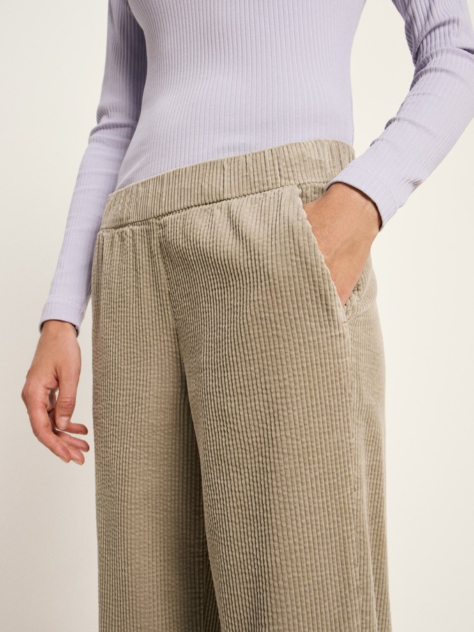 Kord Hose mit Gummizug (GOTS) from LANIUS