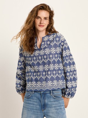 Langarm Bluse mit Kräuseln from LANIUS