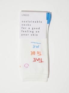 Socken mit Intarsie (GOTS) via LANIUS