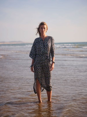 Kaftankleid Print Ikat from LANIUS