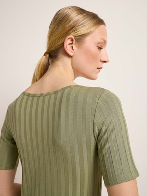 Halbarmshirt in Rippoptik from LANIUS