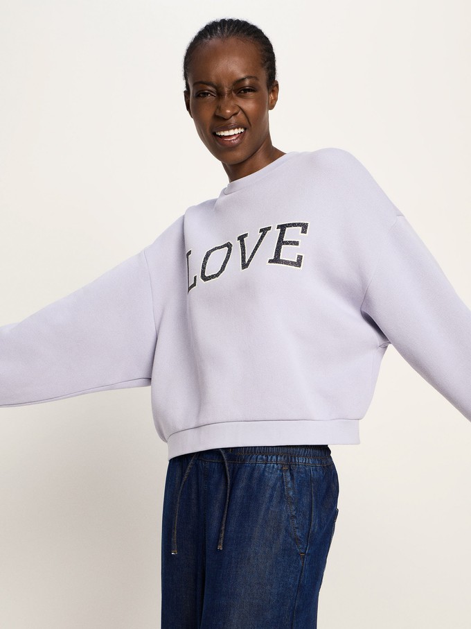 Statementsweatshirt (GOTS) from LANIUS