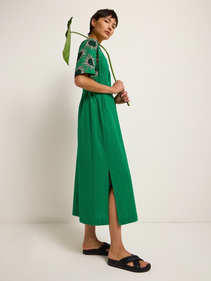 Midikleid mit Stickerei from LANIUS