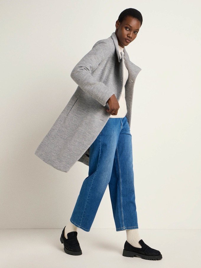 Walkmantel mit Stehkragen (GOTS) from LANIUS