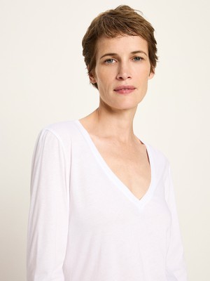 Shirt mit V-Ausschnitt (GOTS) from LANIUS