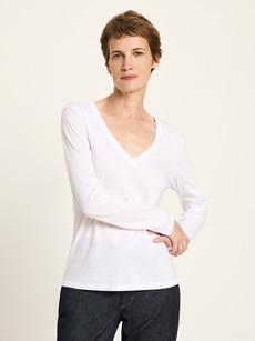 Shirt mit V-Ausschnitt (GOTS) via LANIUS
